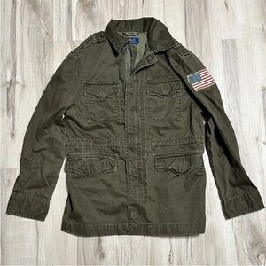 Ralph Lauren Green Military Field Jacket